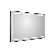 BelBagno Kraft Зеркало 120x80h см, с подсветкой, подогревом и выключателем, цвет: черный матовый SPC-KRAFT-1200-800-LED-TCH-WARM-NERO