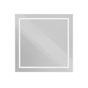 BelBagno Kraft Зеркало 80x80h см, с подсветкой и выключателем, цвет: хром глянцевый SPC-KRAFT-800-800-SENS-AL