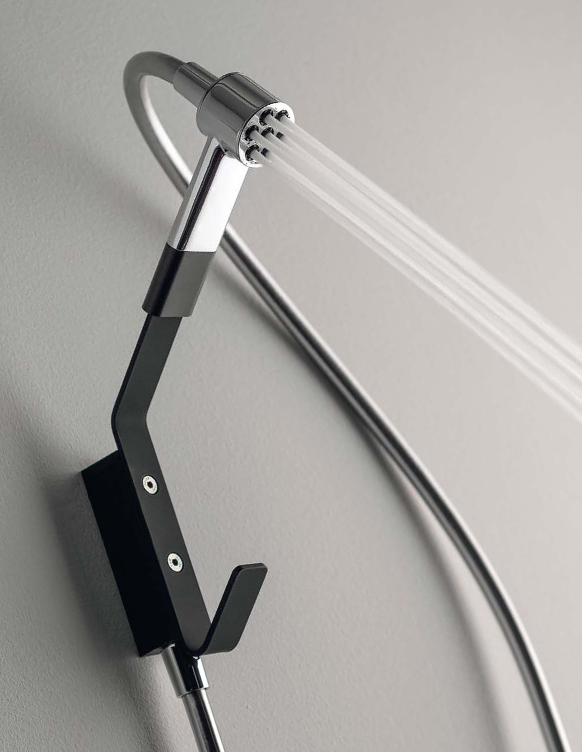 Treemme Nanotech Держатель для ручного душа, цвет: matt black RWIT5447NN04