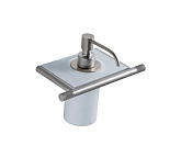 Treemme 22mm Дозатор для жидкого мыла, подвесной, керамическая колба, цвет: нержавеющая сталь IT8341ISZZZZ