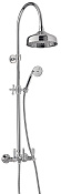 Treemme Old Italy Душевая стойка: смеситель, ручной душ 1 вид струи, шланг, верхний душ, цвет:chrome IT4490CCSOZZ