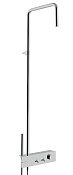 Treemme Watt Душевая стойка: термостат. смеситель, руч. и верх. душ 1 вид струи, шланг, цвет: chrome IT2B60CCWAZZ