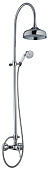 Treemme Piccadilly душ. стойка: смеситель, ручной душ 1 вид струи, шланг, верхний душ, цвет: chrome IT2160CCPYZZ