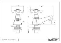 Treemme Romantica Кран холодной воды для раковины, цвет: chrome IT3612CCPVZZ