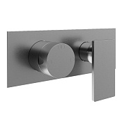 Treemme 5mm Смеситель для душа встраиваемый, 2 потребителя, внешняя часть, цвет: нержавеющая сталь RWIT28E2IS01