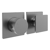 Treemme 5mm Смеситель для душа встраиваемый, 3 потребителя, внешняя часть, цвет: нержавеющая сталь RWIT28F3IS03