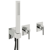 Treemme Arche Смеситель для душа встраиваемый, 2 потребителя, внешняя часть, цвет: chrome RWIT02D9CC01