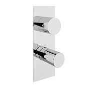 Treemme T30 Смеситель для душа термостатический встраиваемый, 2 потреб., внешняя часть, цвет: chrome RWIT5BA2CC02