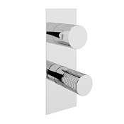 Treemme T30 Смеситель для душа термостатический встраиваемый, 2 потреб., внешняя часть, цвет: chrome RWIT5BA2CCZ4