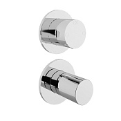 Treemme T30 Смеситель для душа термостатический встраиваемый, 2 потреб., внешняя часть, цвет: chrome RWIT5BC2CC02