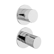 Treemme T30 Смеситель для душа термостатический встраиваемый, 3 потреб., внешняя часть, цвет: chrome RWIT5BC3CCZ4