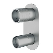 Treemme Watertube Смеситель для душа встраиваемый, 2 потреб., внешняя часть, цвет: нержавеющая сталь RWIT4AA2IS01