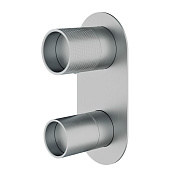 Treemme Watertube Смеситель для душа встраиваемый, 3 потреб., внешняя часть, цвет: нержавеющая сталь RWIT4AA3IS01