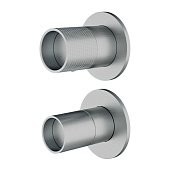 Treemme Watertube Смеситель для душа встраиваемый, 3 потреб., внешняя часть, цвет: нержавеющая сталь RWIT4AC3IS01