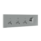 Treemme Watt Смеситель для душа термостатический встраиваемый, 3 потреб., внешняя часть, цвет:chrome RWIT2B90CC01