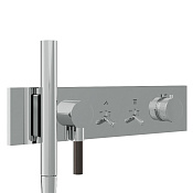 Treemme Watt Смеситель для душа термостатический встраиваемый, 2 потреб., внешняя часть, цвет:chrome RWIT2B92CC01