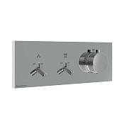Treemme Watt Смеситель для душа термостат. встр., 2 потреб., внешняя часть, цвет: нержавеющая сталь RWIT2B86IS01