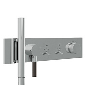 Treemme Watt Смеситель для душа термостат. встр., 2 потреб., внешняя часть, цвет: нержавеющая сталь RWIT2B92IS01