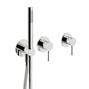 Treemme X-change mono Смеситель для душа встраиваемый, 2 потребителя, внешняя часть, цвет: chrome RWIT58D9CC01