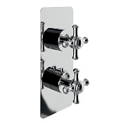 Treemme Old Italy Смеситель для душа термостатический встр., 2 потребителя, внеш. часть, цвет:chrome RWIT8A46CC40