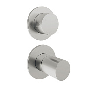 Treemme 28mm Смеситель для душа встраиваемый, 3 потребителя, внешняя часть, цвет: нержавеющая сталь RWIT3BC3IS01