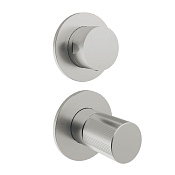 Treemme 28mm Смеситель для душа встраиваемый, 3 потребителя, внешняя часть, цвет: нержавеющая сталь RWIT3BC3ISG1