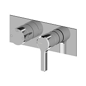 Treemme Aurelia Смеситель для душа встраиваемый, 2 потребителя, внешняя часть, цвет: chrome RWIT2CE2CC01