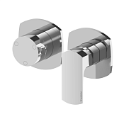 Treemme Albatros Смеситель для душа встраиваемый, 3 потребителя, внешняя часть, цвет: chrome RWIT4CF3CC01