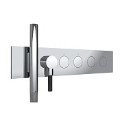 Treemme W-touch Смеситель для душа термостатический встр., 2 потребителя, внешняя часть, цвет:chrome RWIT1B91CC01