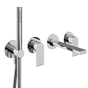 Treemme Bamboo Смеситель для душа встраиваемый, 2 потребителя, внешняя часть, цвет: chrome RWIT50D8CC01