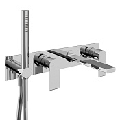 Treemme Bamboo Смеситель для душа встраиваемый, 2 потребителя, внешняя часть, цвет: chrome RWIT50D7CC01