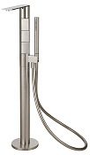 Treemme 5mm Смеситель для ванны напольный с ручным душем и шлангом, цвет: нержавеющая сталь RWIT2584IS50