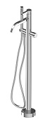 Treemme Aurelia Смеситель для ванны напольный с ручным душем и шлангом, цвет: chrome RWIT2C03CC50