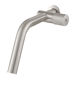 Treemme 22mm Смеситель для раковины встраиваемый, внеш. часть, излив 21,8см, цвет: нержавеющая сталь RWIT1152IS03