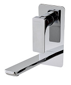 Treemme Hask Смеситель для раковины встраиваемый, внешняя часть, излив 18 см, цвет: chrome RWIT6AB2CC01