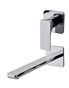 Treemme Hask Смеситель для раковины встраиваемый, внешняя часть, излив 23,3 см, цвет: chrome RWIT6AD3CC01