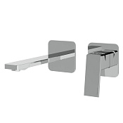 Treemme PA36 Смеситель для раковины встраиваемый, внешняя часть, излив 18,5 см, цвет: chrome RWIT8BC5CC01