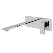 Treemme Q30 Смеситель для раковины встраиваемый, внешняя часть, излив 21,9 см, цвет: chrome RWIT4BA6CC01