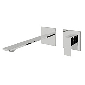 Treemme Q30 Смеситель для раковины встраиваемый, внешняя часть, излив 22,2 см, цвет: chrome RWIT4BC6CC01