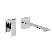 Treemme Q30 Смеситель для раковины встраиваемый, внешняя часть, излив 18,4 см, цвет: chrome RWIT4BC7CC01