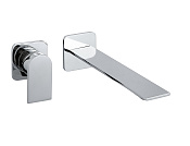 Treemme Ran Смеситель для раковины встраиваемый, внешняя часть, излив 23,6 см, цвет: chrome RWIT22C9CC01