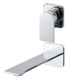 Treemme Ran Смеситель для раковины встраиваемый, внешняя часть, излив 18,7 см, цвет: chrome RWIT22D2CC01