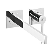 Treemme Time-Time out Смеситель для раковины встраиваемый, внешняя часть, излив 24,6см, цвет: chrome RWIT51C6CCTM