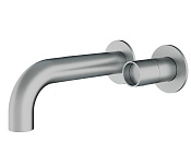 Treemme Watertube Смеситель для раковины встр., внешняя часть, излив 22 см, цвет: нержавеющая сталь RWIT4AC6IS02