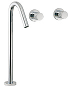 Treemme X-change Смеситель для раковины встраиваемый, внешняя часть, излив 11,1 см, цвет: chrome RWIT7285CC50