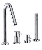 Treemme X-change mono Смеситель на борт ванны на 4 отв., с ручным душем, внешняя часть, цвет: chrome IT5868CCVLZZ