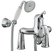 Treemme Piccadilly Смеситель на борт ванны на 2 отверстия, с ручным душем, внеш. часть, цвет: chrome IT2104CCPYZZ