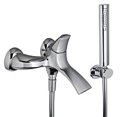 Treemme Hedo Смеситель для ванны накладной с ручным душем, 1 вид струи, цвет: chrome IT0900CCHEZZ