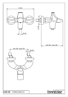 Treemme Hedo Смеситель для душа накладной, цвет: chrome IT0956CCHEZZ