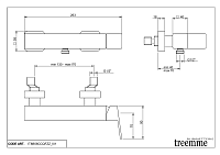 Treemme PA36 Смеситель для душа накладной, цвет: chrome IT8B56CCQFZZ